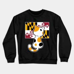 Maryland State Cat Crewneck Sweatshirt